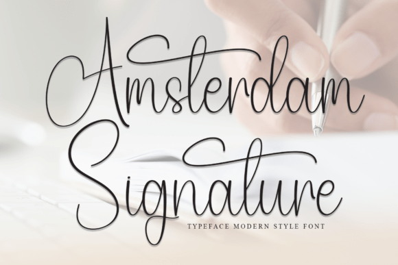 Amsterdam Signature: Crafting Elegance in Every Letter