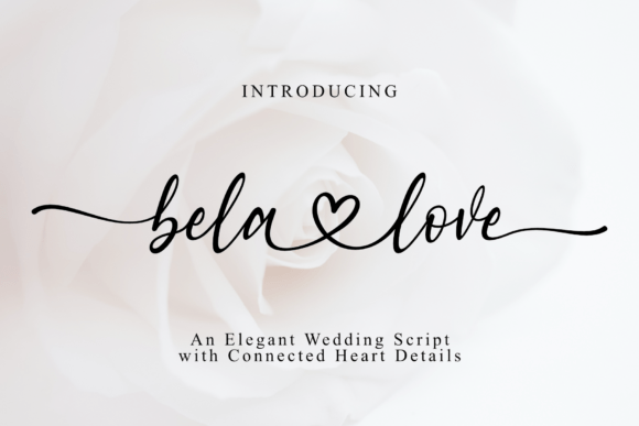Bela Love: A Romantic Script Font for Heartfelt Designs
