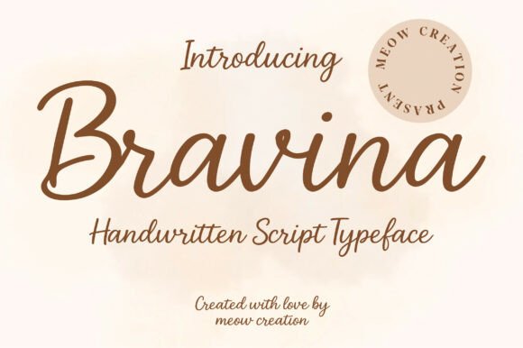 Bravina: A Handwritten Font That Feels Like a Conversation