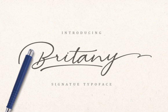 Britany: A Handwritten Script Font with Designer-Level Control