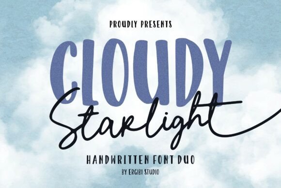 Cloudy Starlight: A Font Duo for Magical, Modern Design