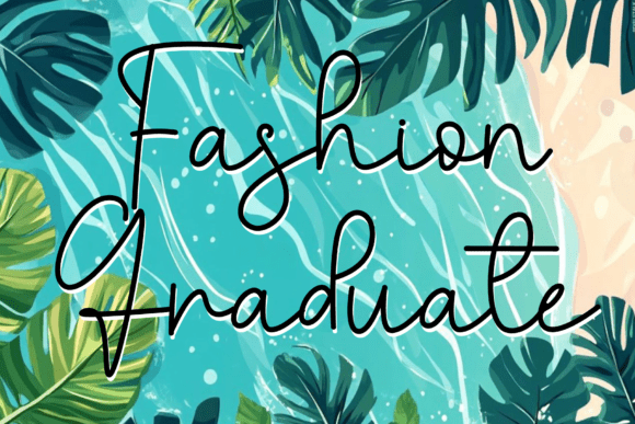 Fashion Graduate: A Script Font with Soul and Rhythm