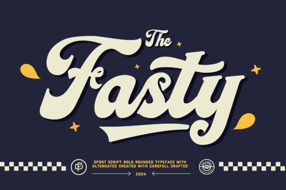 Fasty: A Script Font That Swings for the Fences