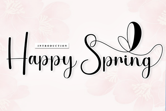 Happy Spring: A Sophisticated Script Font for Artisan Brands