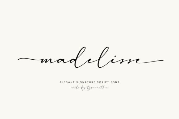Madelisse: A Modern Signature Script Font for Distinctive Brands