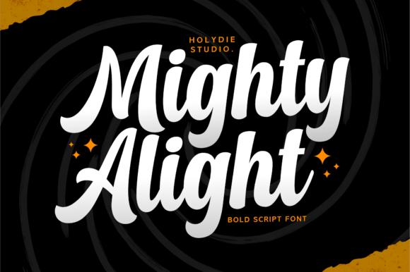Mighty Alight: The Bold Script for High-Impact Design