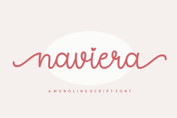 Naviera: A Monoline Script for Heartfelt Design