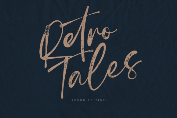 Retro Tales: A Handwritten Script with Vintage Soul
