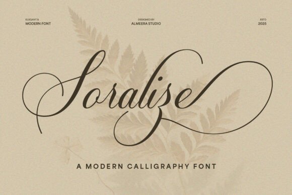Soralize: The Elegant Script Font for Modern Designers