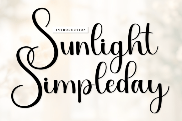 Sunlight Simpleday: A Font That Feels Like a Warm Welcome